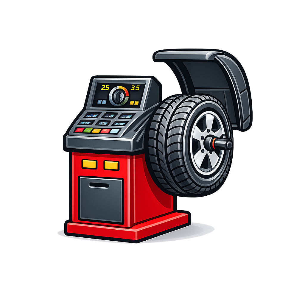 Wheel balance icon